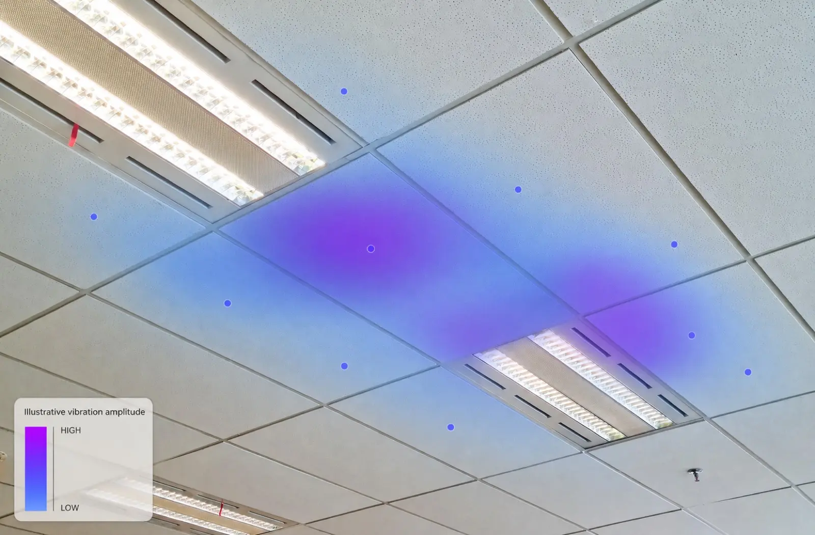 building acoustics ceiling heatmap v1 web
