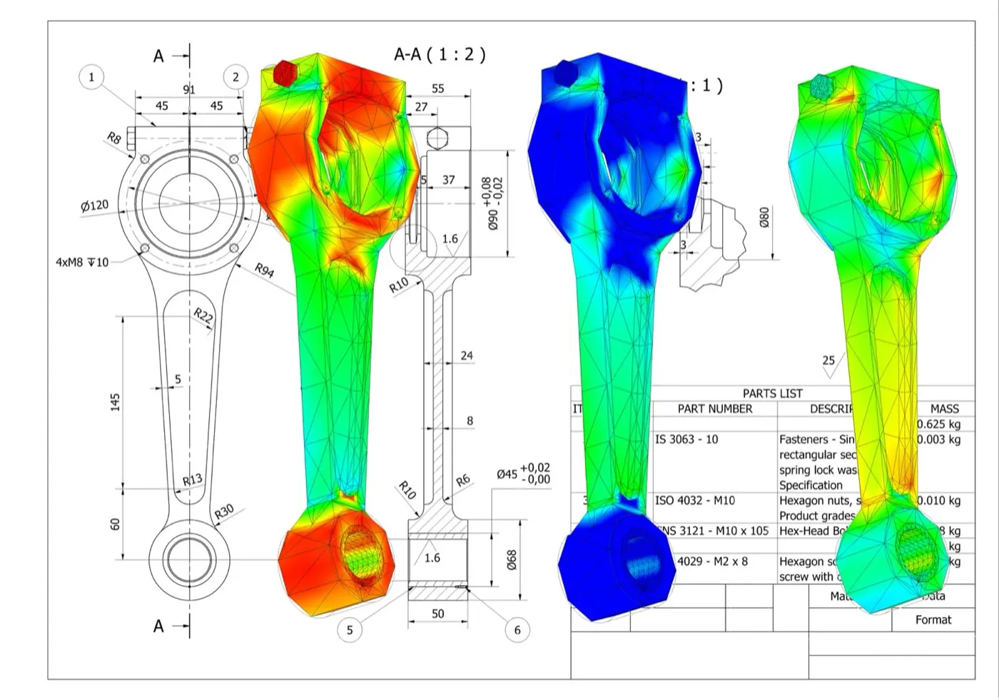model validation fea contours